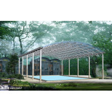 Große Spannweite Construction Prefab Schwimmbad Space Frame Dach